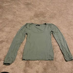 Abercrombie Ribbed Long Sleeve Shirt